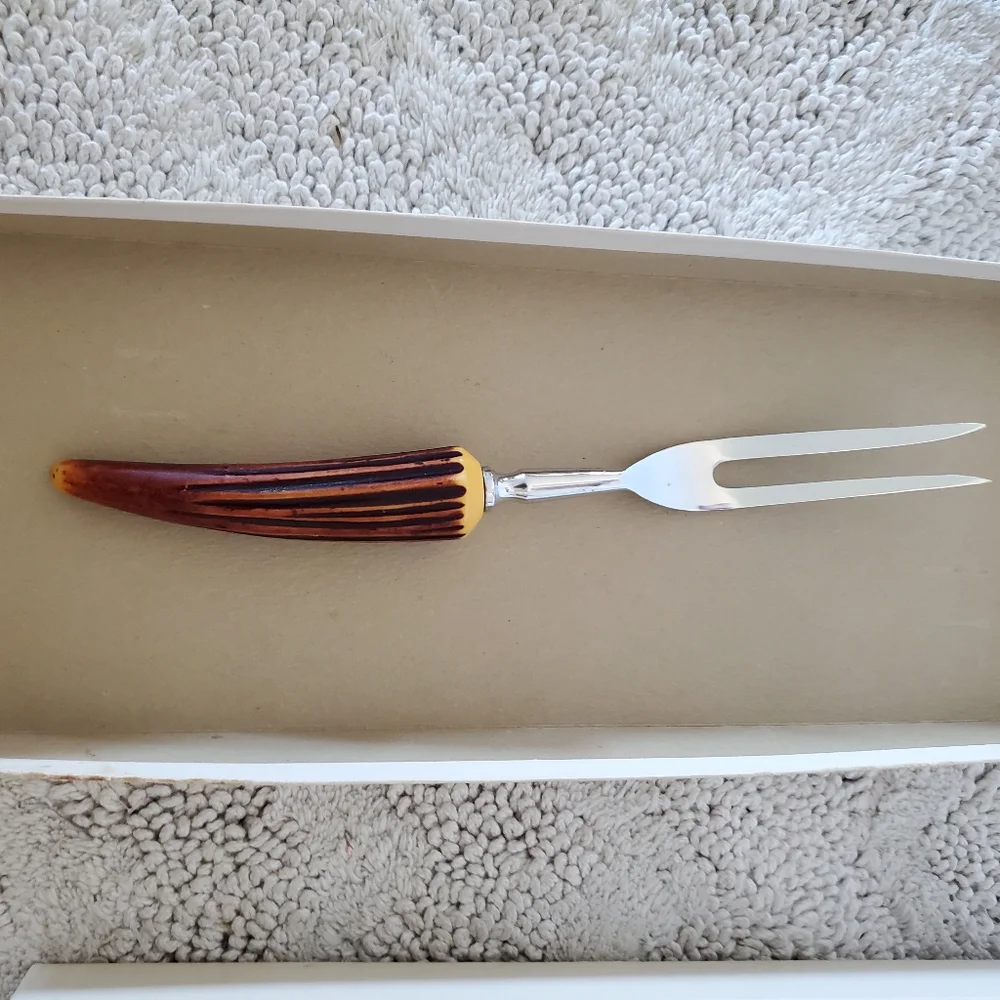 VTG 60's REGENT SHEFFIELD Stag Horn Carving 13